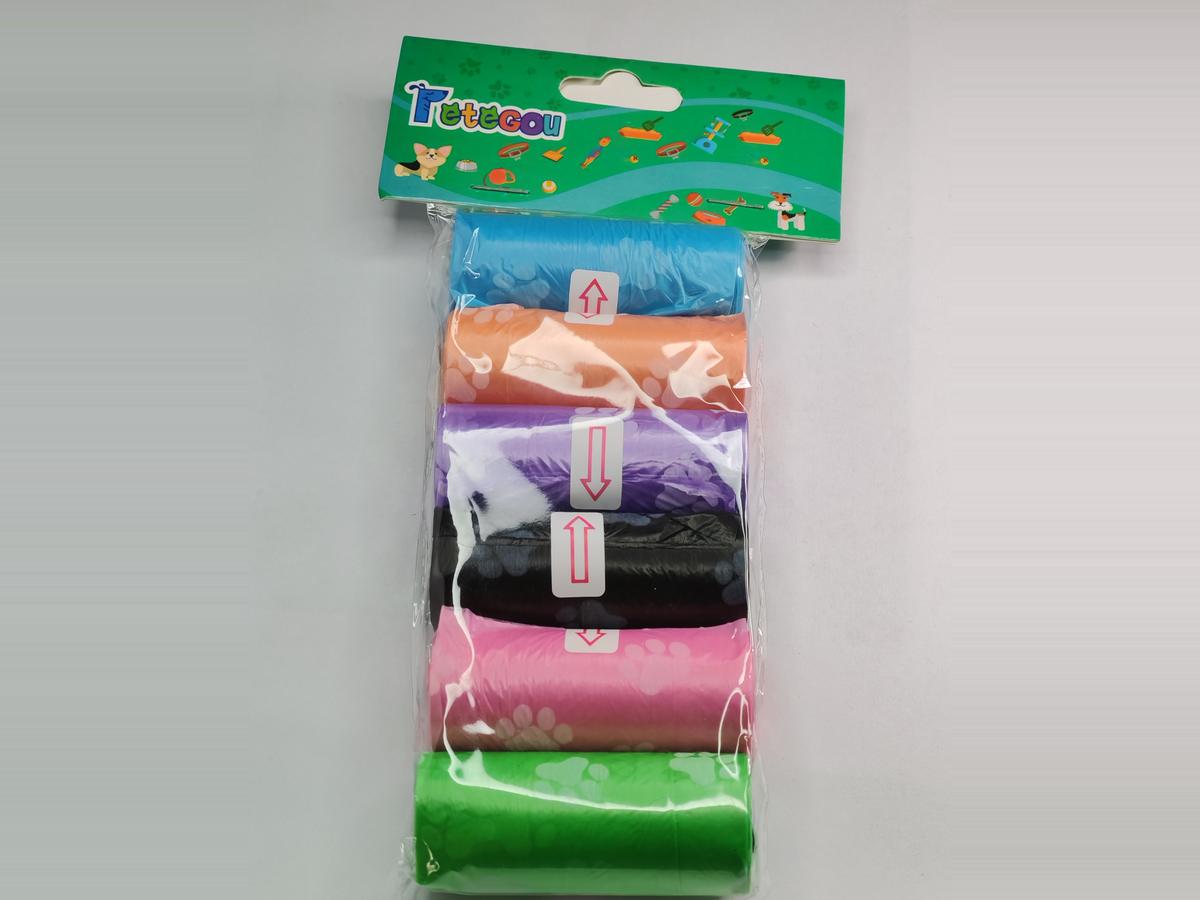 Bolsas de desecho, en su empaque